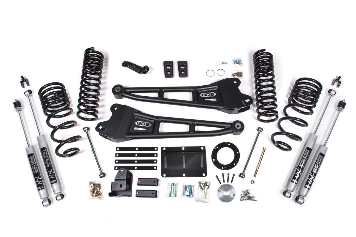 6 Inch Lift Kit w/ Radius Arm | Ram 2500 (14-18) 4WD | Diesel - BDS Suspension BDS2100FPE