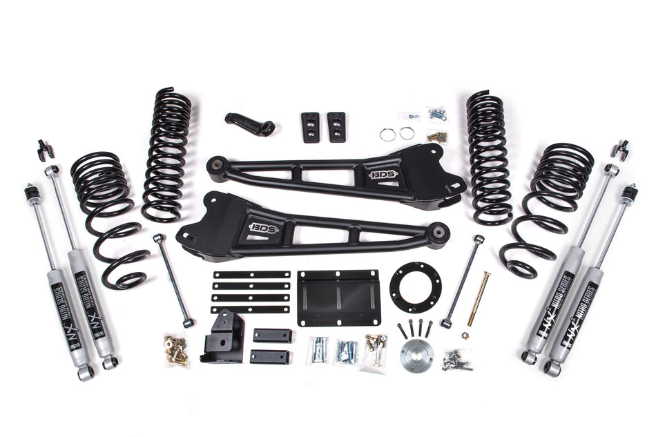 5.5 Inch Lift Kit w/ Radius Arm | Ram 2500 (14-18) 4WD | Gas - BDS Suspension BDS2101FPE