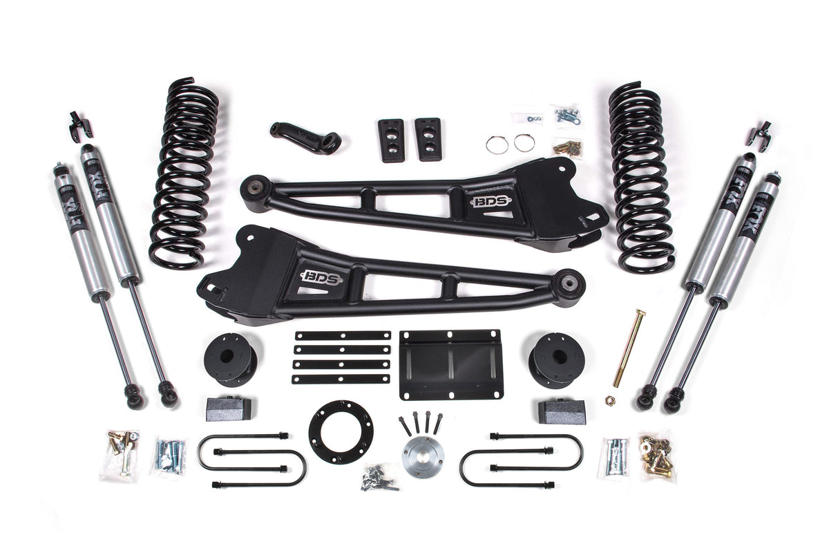 5.5 Inch Lift Kit w/ Radius Arm | Ram 3500 w/ Rear Air Ride (13-18) 4WD | Gas - BDS Suspension BDS2107H