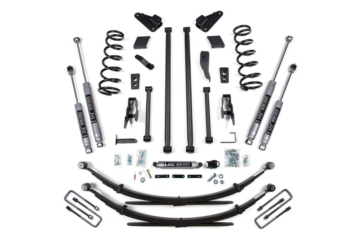 4.5 Inch Lift Kit | Long Arm Conversion | Dodge Ram 2500/3500 (94-99) 4WD - BDS Suspension BDS214H