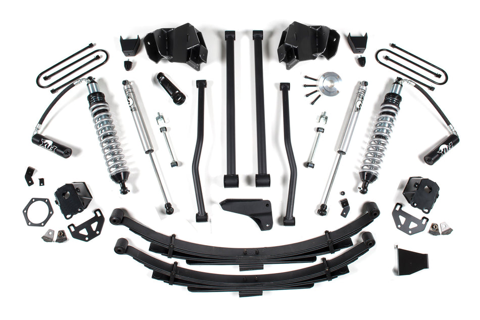 8 Inch Lift Kit | Long Arm & FOX 2.5 Coil-Over Conversion | Dodge Ram 2500 (09-13) 4WD | Diesel - BDS Suspension BDS632F