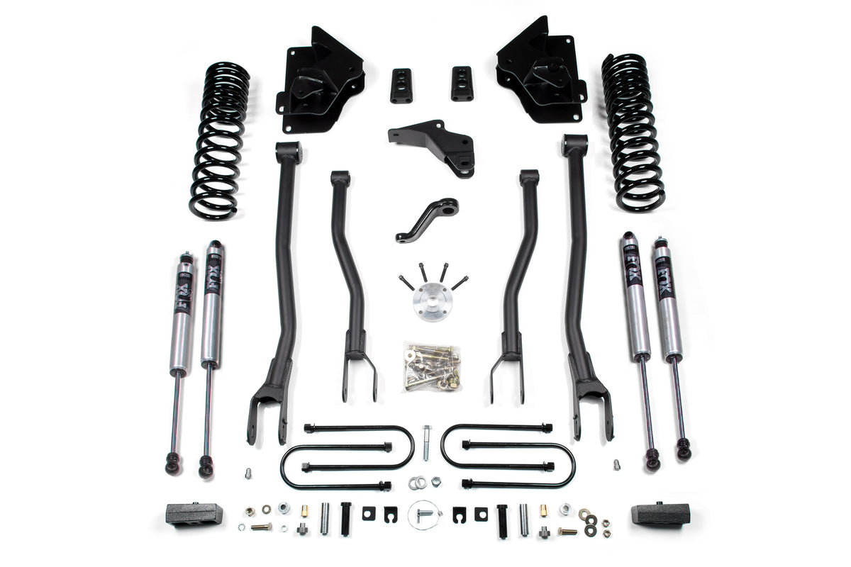 4 Inch Lift Kit w/ 4-Link | Ram 3500 (13-18) 4WD | Gas - BDS Suspension BDS1613FS