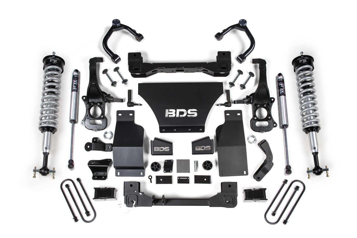 2.5 Inch Lift Kit | FOX 2.5 Performance Elite Coil-Over | Chevy Trail Boss or GMC AT4 1500 (25-26) 4WD | Gas - BDS...