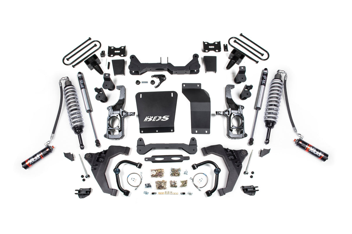 11-19 Chevrolet Silverado 2500HD/3500HD - GMC Sierra 2500HD/3500HD 4WD 6.5 Inch Coilover Conversion Kit, 5 Inch Rear...