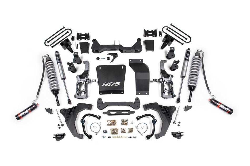11-19 Chevrolet Silverado 2500HD/3500HD - GMC Sierra 2500HD/3500HD 4WD 6.5 Inch Coilover Conversion Kit, 5 Inch Rear...