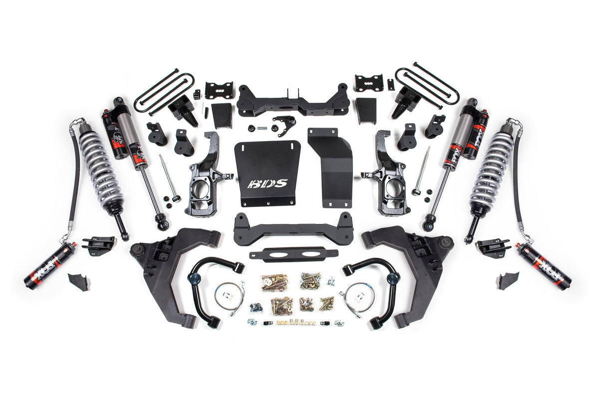 11-19 Chevrolet Silverado 2500HD/3500HD - GMC Sierra 2500HD/3500HD 4WD 6.5 Inch Coilover Conversion Kit, 5 Inch Rear...