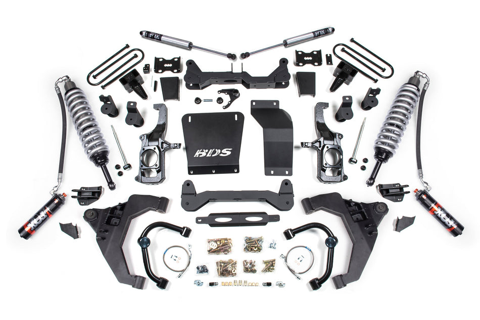 11-19 Chevrolet Silverado 2500HD/3500HD - GMC Sierra 2500HD/3500HD 4WD 6.5 Inch Coilover Conversion Kit, 5 Inch Rear...