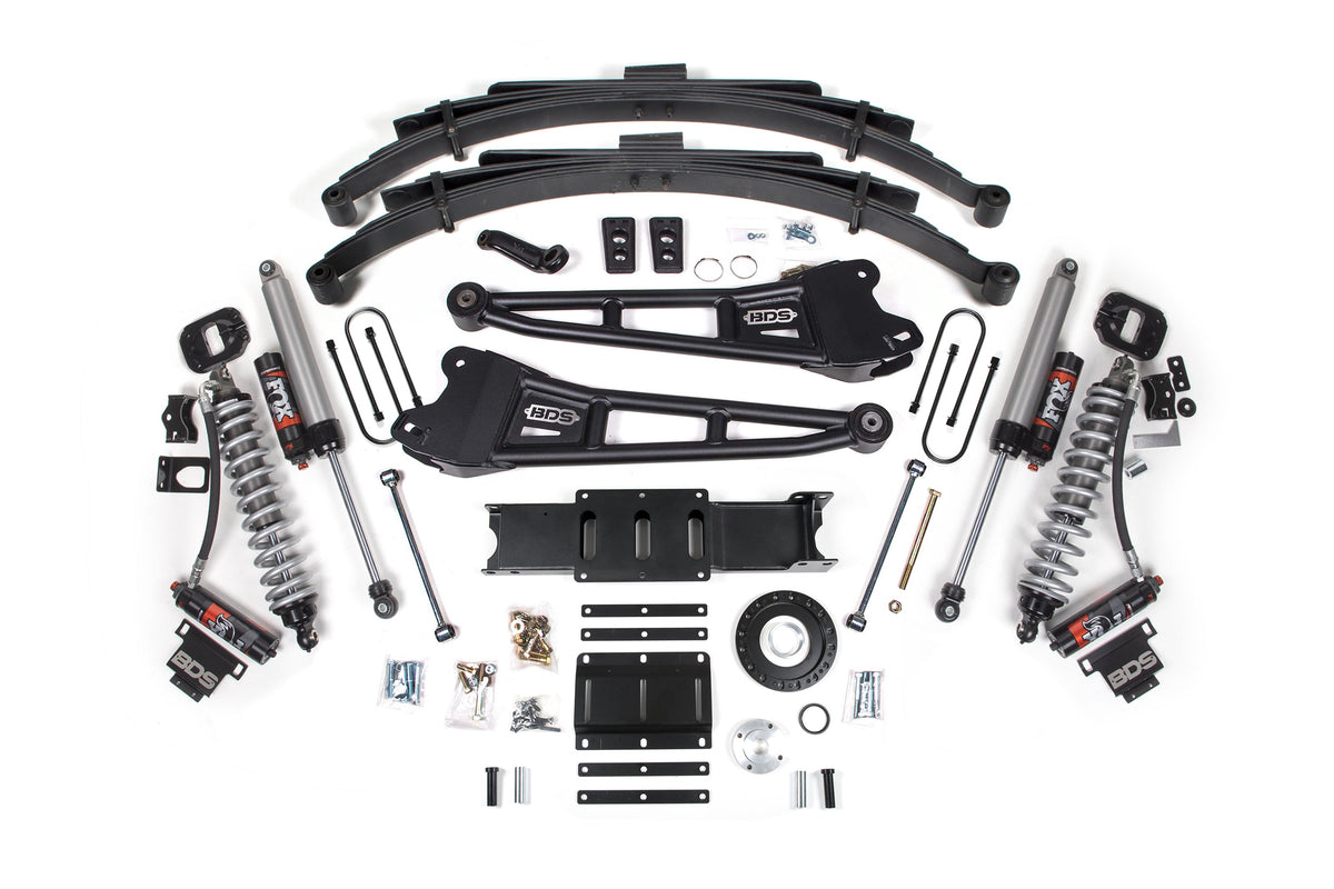 13-18 Ram 3500 (Diesel) 6 Inch Coilover Conversion Kit, 4.5 Inch Rear Lift, Leaf Spring, 8 Bolt - Fox 2.5 Performance...