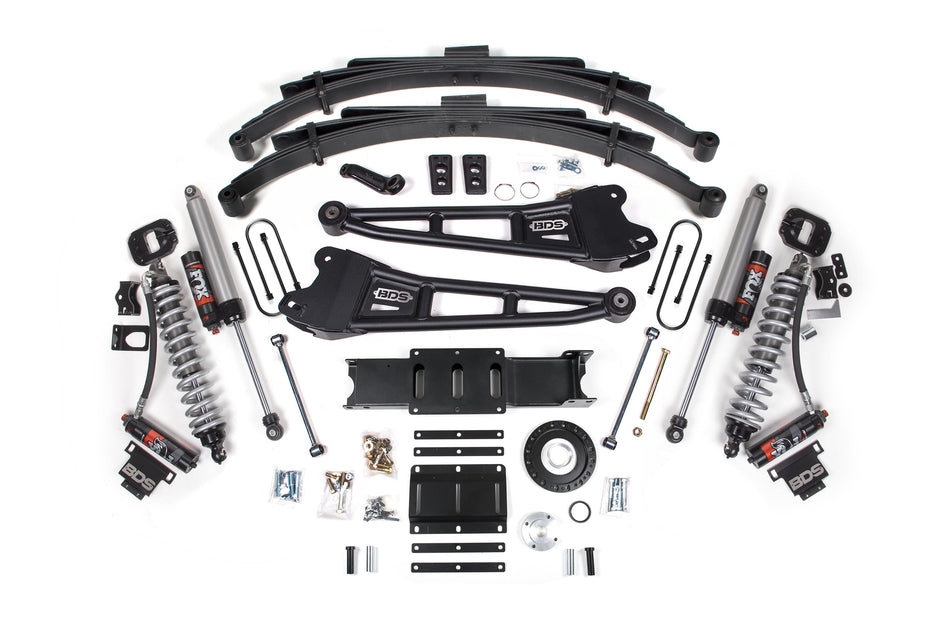 13-18 Ram 3500 (Diesel) 6 Inch Coilover Conversion Kit, 4.5 Inch Rear Lift, Leaf Spring, 8 Bolt - Fox 2.5 Performance...