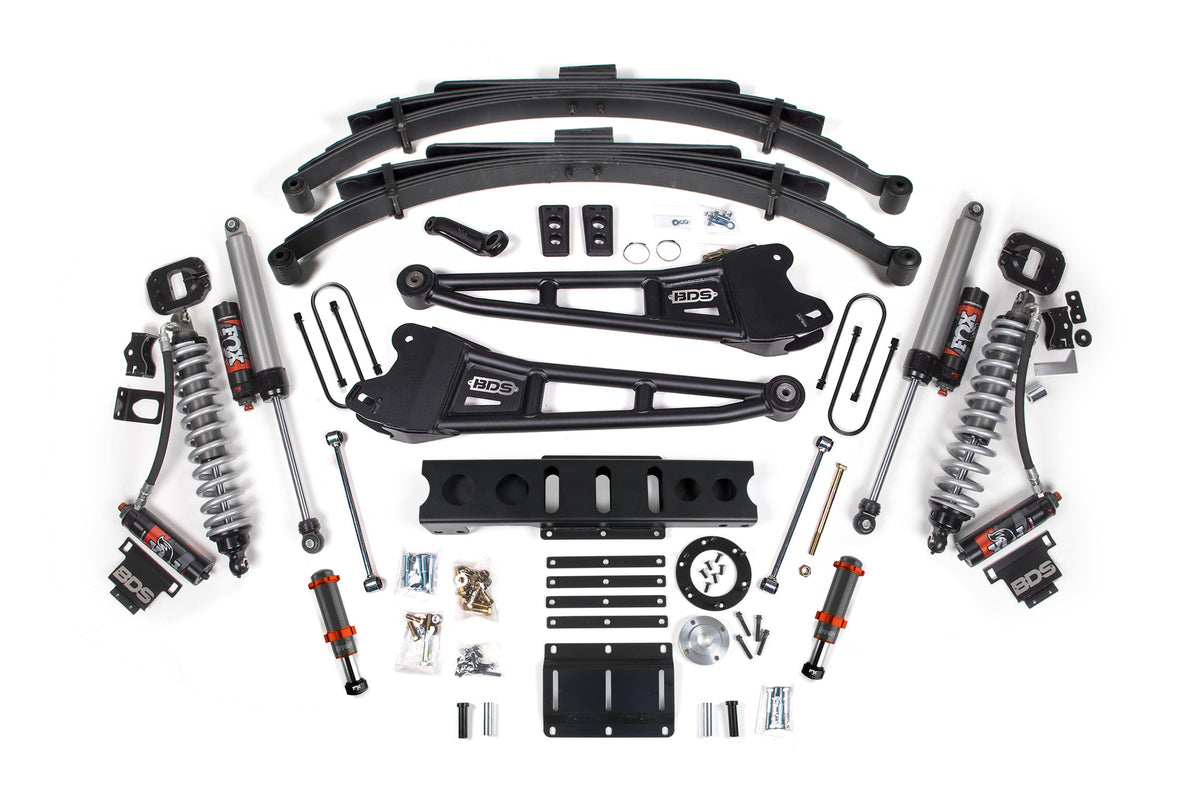 13-18 Ram 3500 (Diesel) 6 Inch Coilover Conversion Kit, 4.5 Inch Rear Lift, Leaf Spring, 6 Bolt - Fox 2.5 Performance...