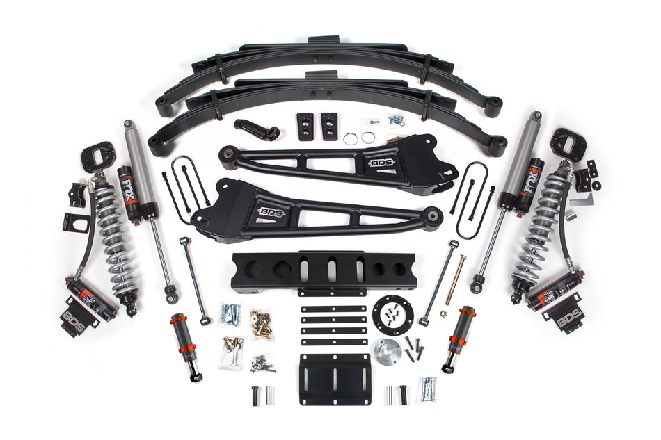 13-18 Ram 3500 (Diesel) 6 Inch Coilover Conversion Kit, 4.5 Inch Rear Lift, Leaf Spring, 6 Bolt - Fox 2.5 Performance...