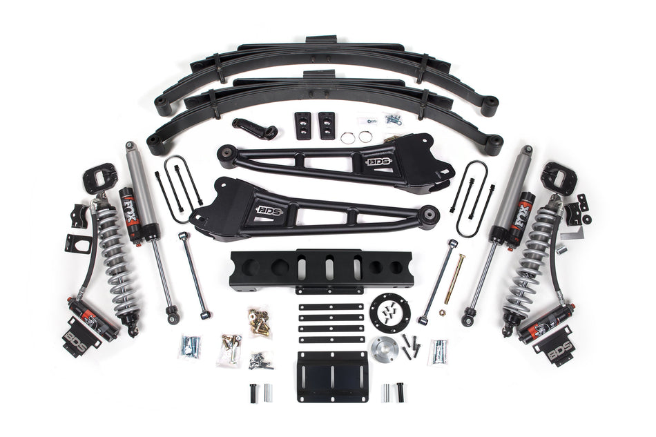 13-18 Ram 3500 (Diesel) 6 Inch Coilover Conversion Kit, 4.5 Inch Rear Lift, Leaf Spring, 6 Bolt - Fox 2.5 Performance...