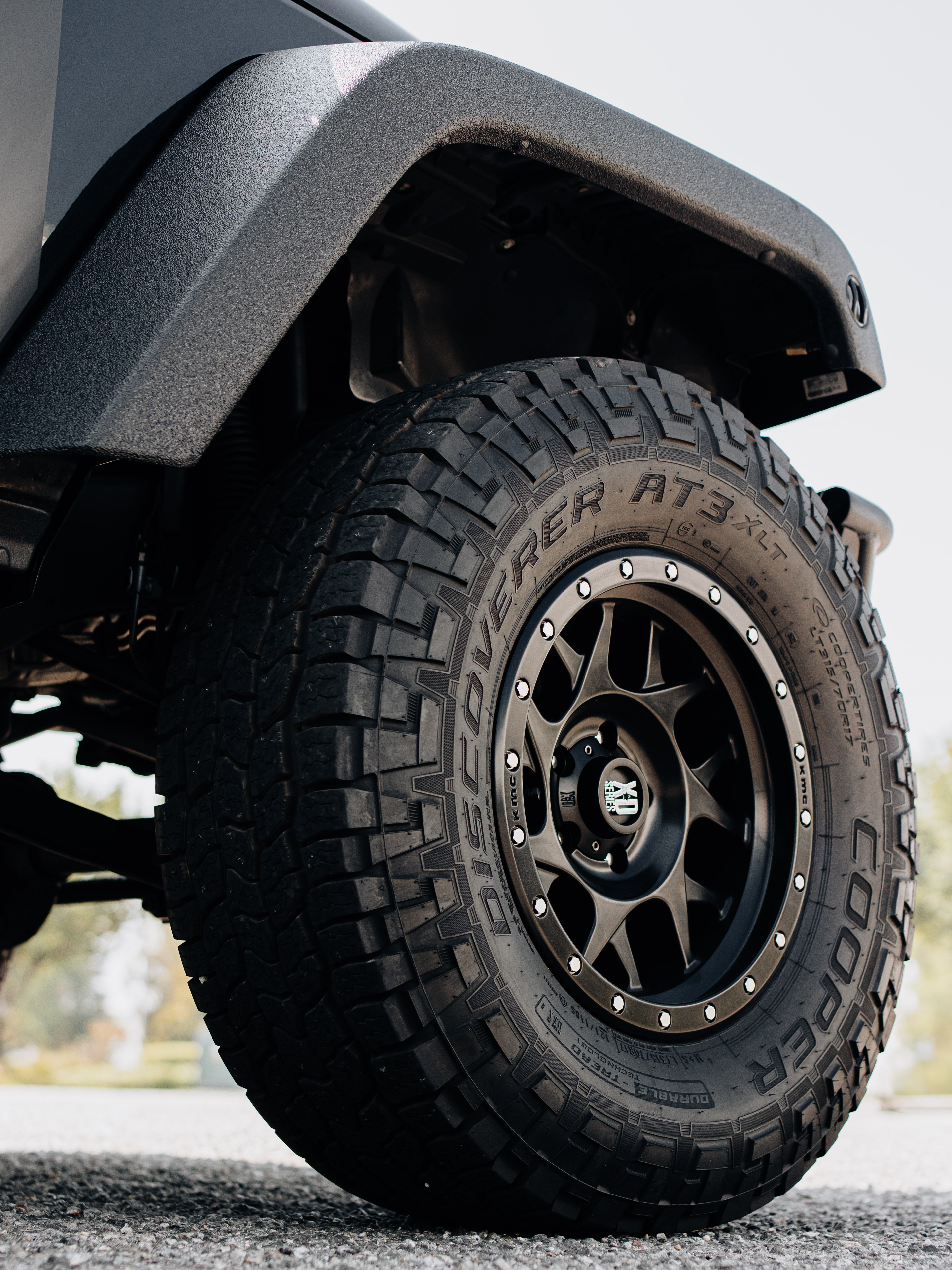 Aftermarket truck wheels and all-terrain tires