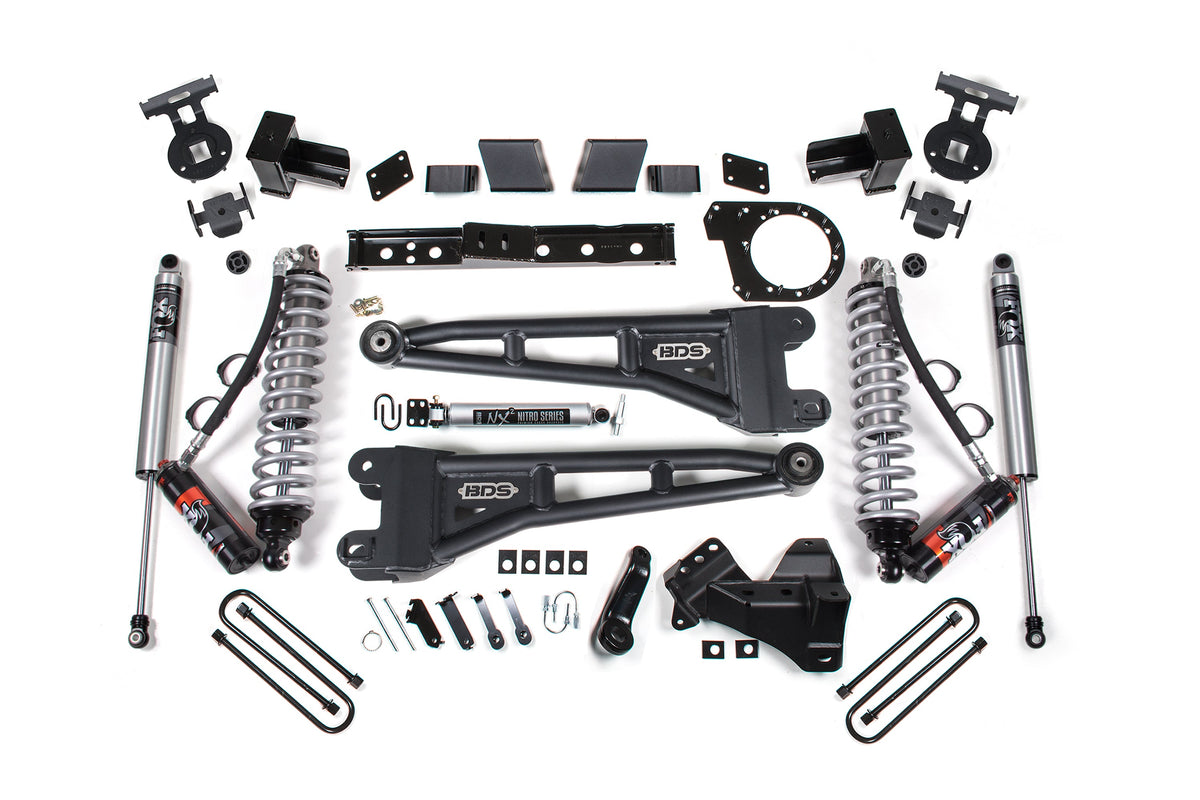 7 Inch Lift Kit w/ Radius Arm | FOX 2.5 Performance Elite | Ford F250/F350 Super Duty (23-26) | Diesel - BDS Suspension...