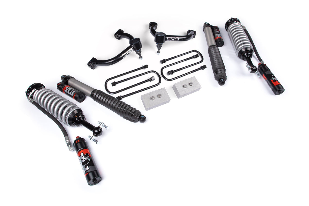 21-25 Ford F-150 3 Inch Suspension Lift Kit, Incl/ Sensor UCAs - Fox 2.5 Performance Elite Series C/O Front, Fox 2.0 IFP...