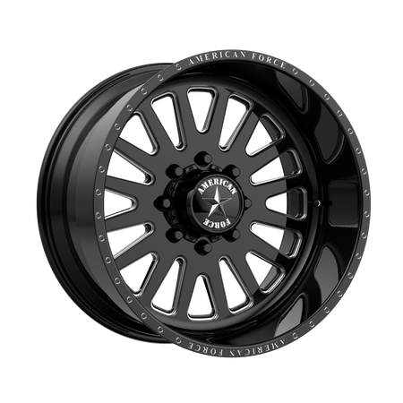 American Force Atom SS 24x14 Black wheel
