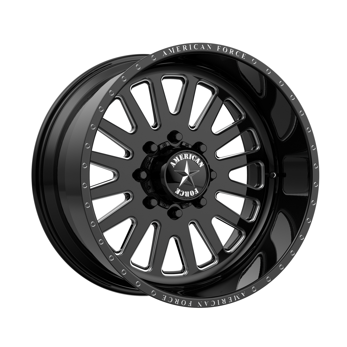 American Force Atom SS 26x12 Black wheel
