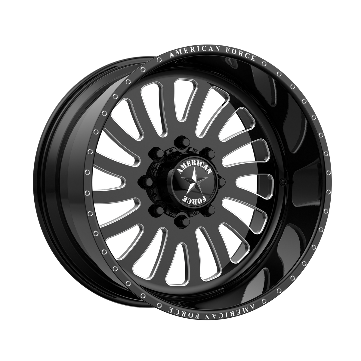American Force Octane 20x10 Black wheel