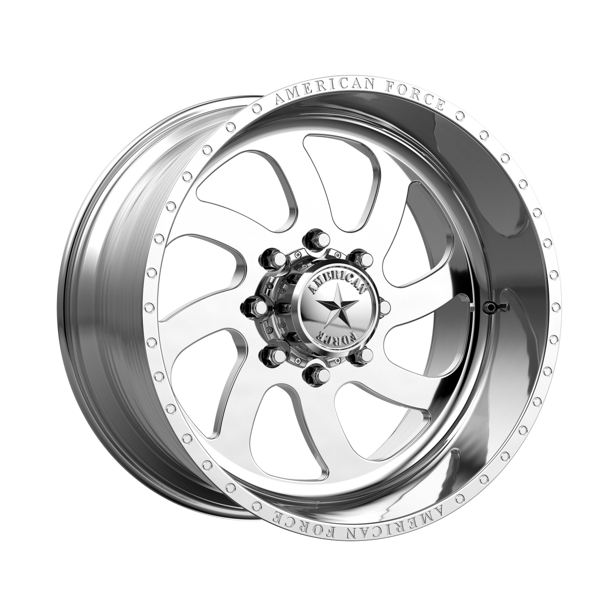American Force Blade 22x14 Polished wheel