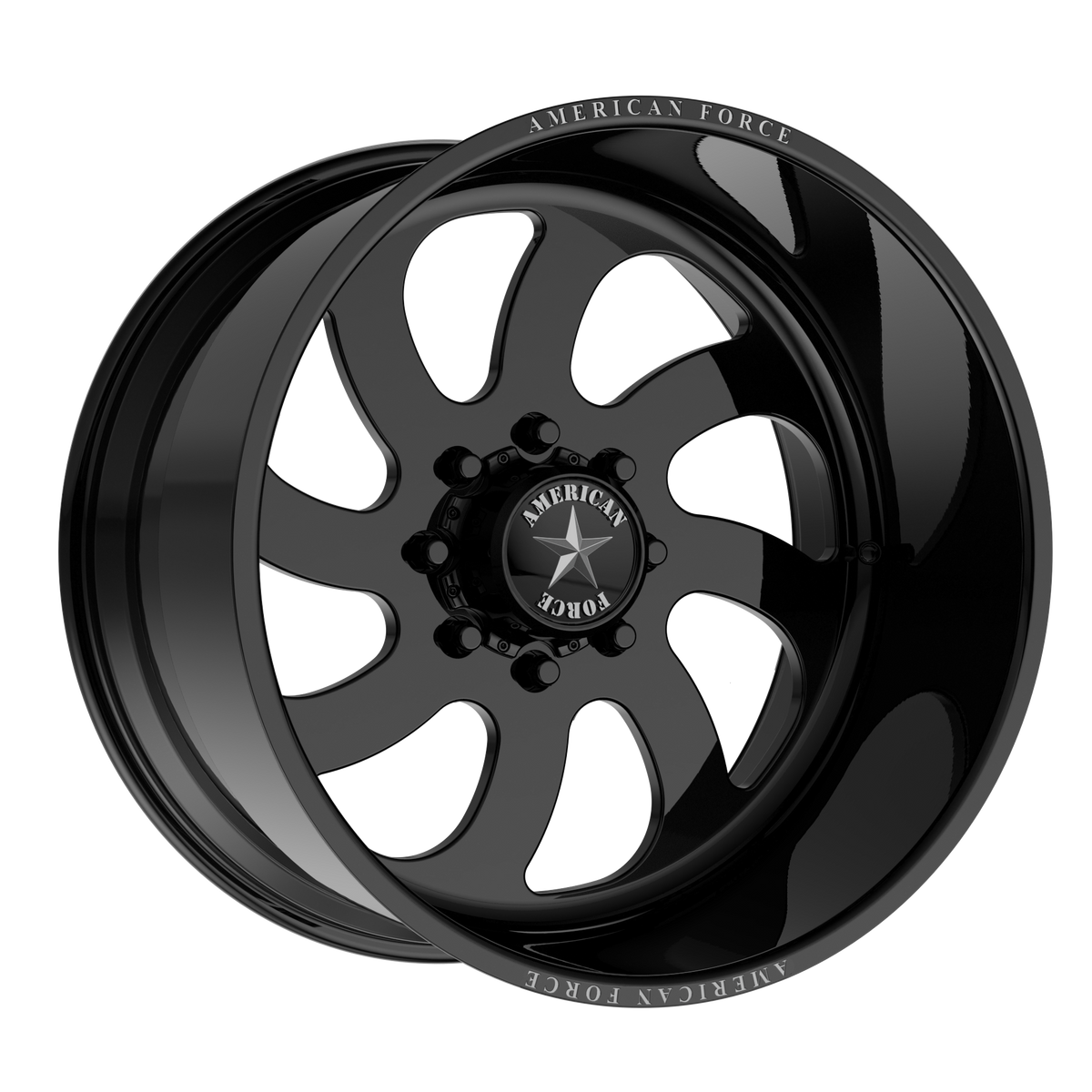 American Force Blade 20x14 Black wheel