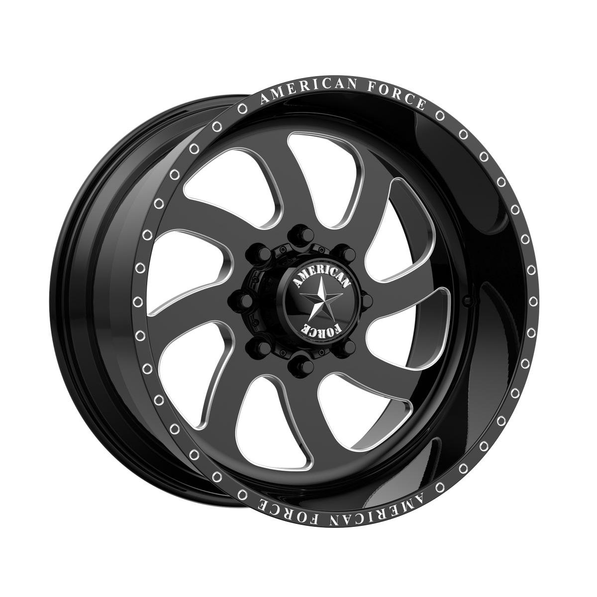 American Force Blade 24x14 Black wheel
