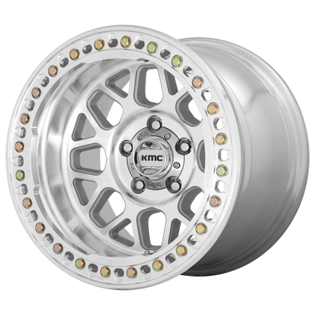 KMC Grenade Crawl Beadlock 18x9 Machined wheel