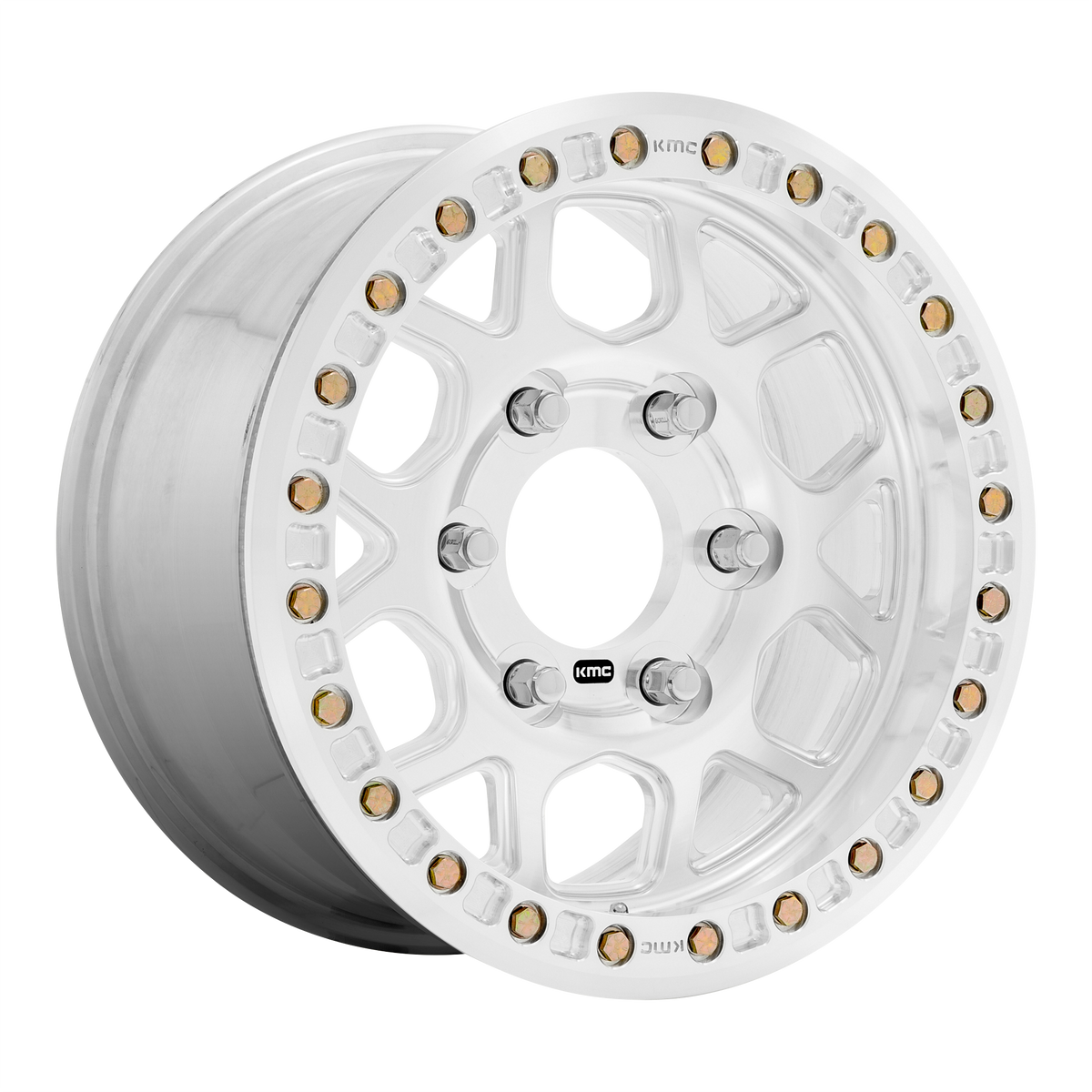 KMC Mesa Forged Beadlock 17x9 Raw Machined wheel
