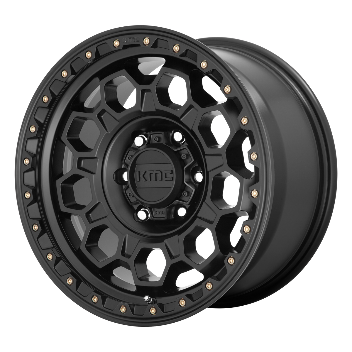KMC Trek 17x9 Satin Black wheel