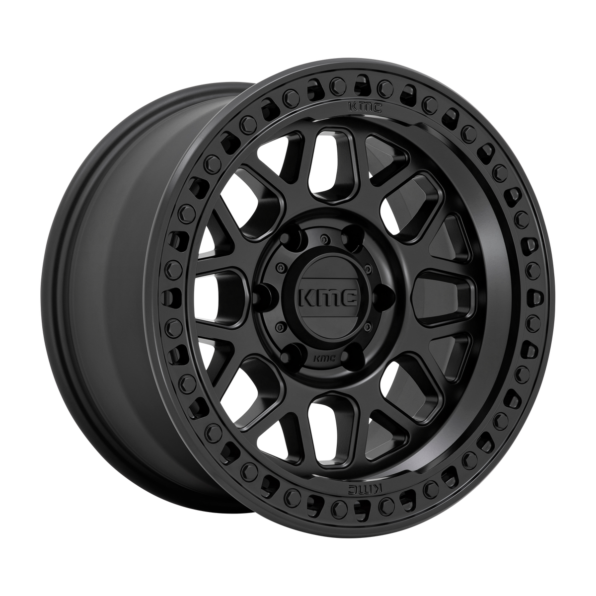KMC Grs 17x9 Satin Black wheel