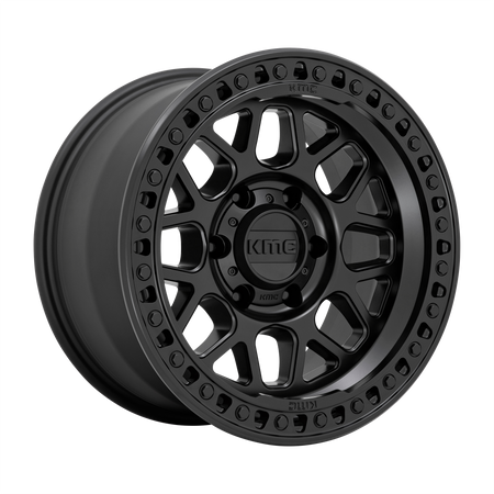 KMC Grs 17x9 Satin Black wheel
