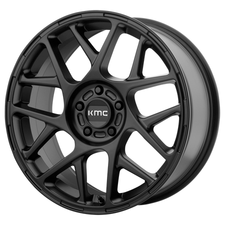 KMC Bully 17x8 Satin Black wheel