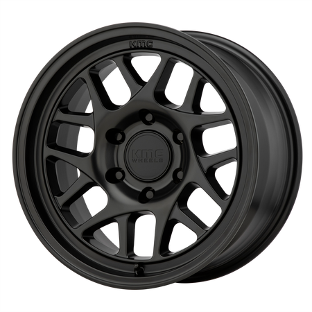 KMC Bully Ol 17x8.5 Satin Black wheel