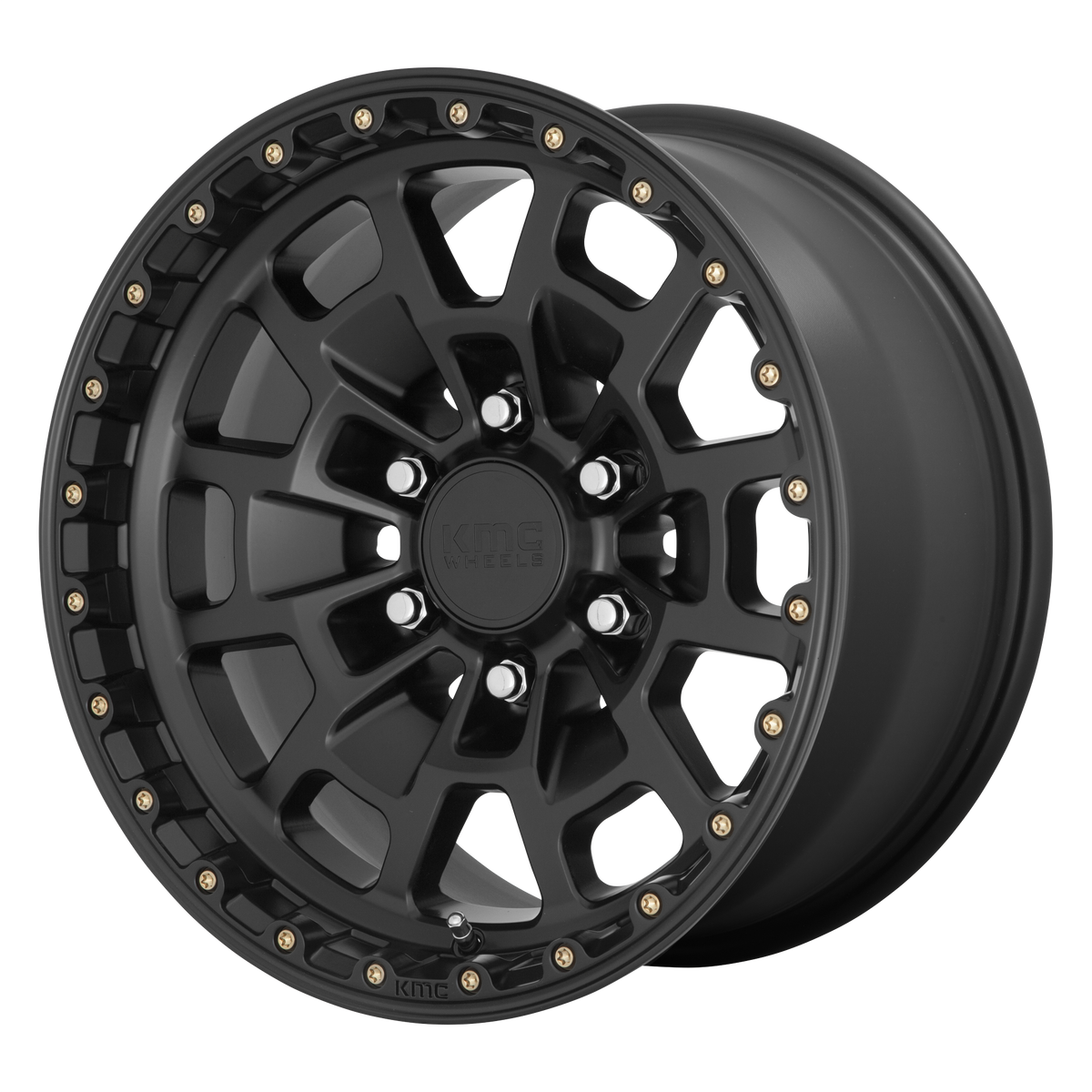 KMC Summit 17x8.5 Satin Black wheel