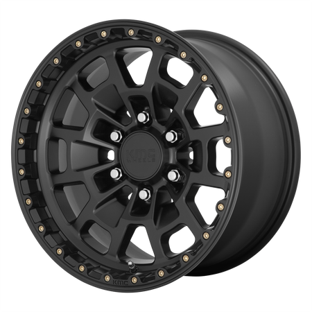 KMC Summit 17x8.5 Satin Black wheel