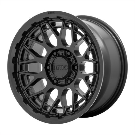 KMC Technic 20x9 Satin Black wheel