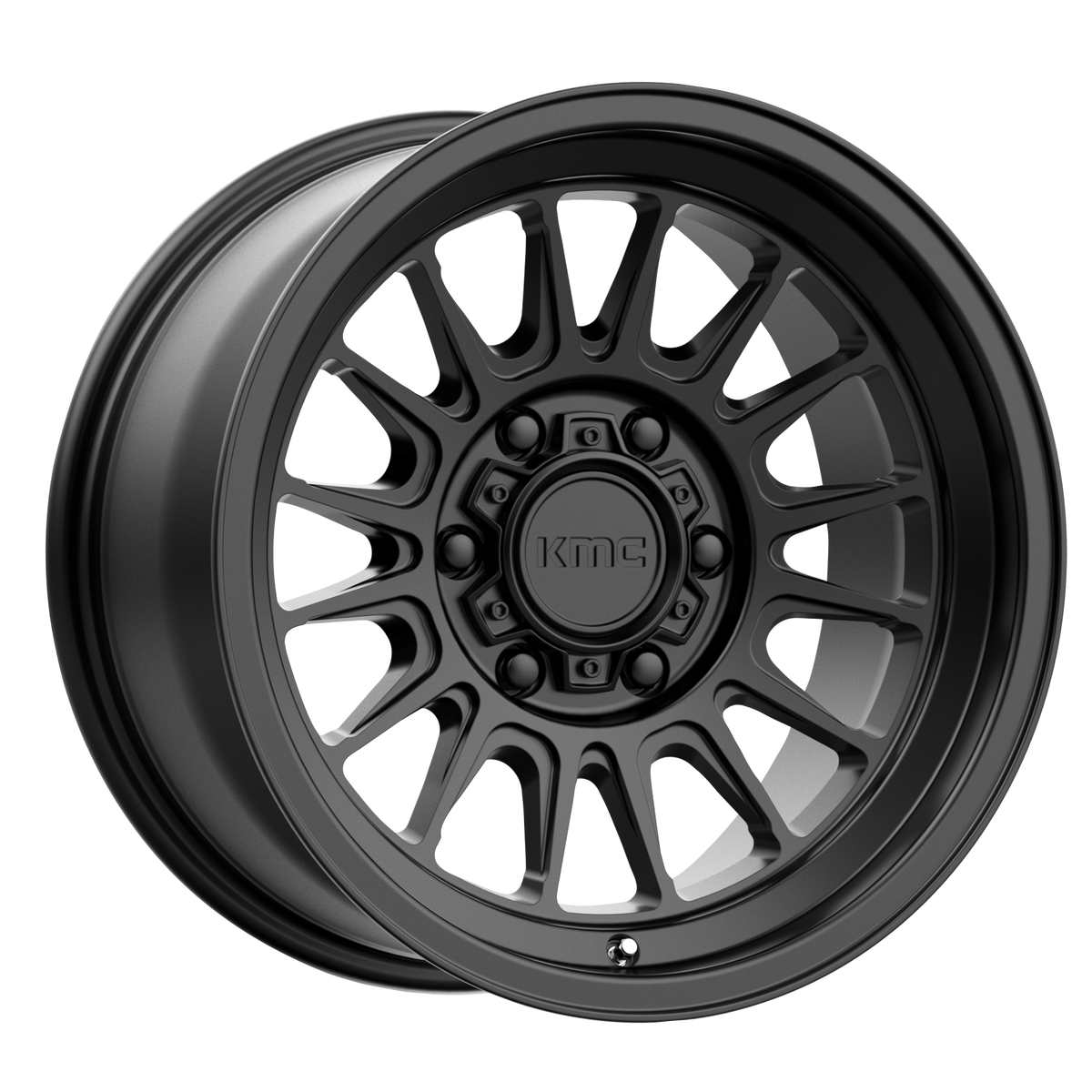 KMC Impact Ol 17x8.5 Satin Black wheel