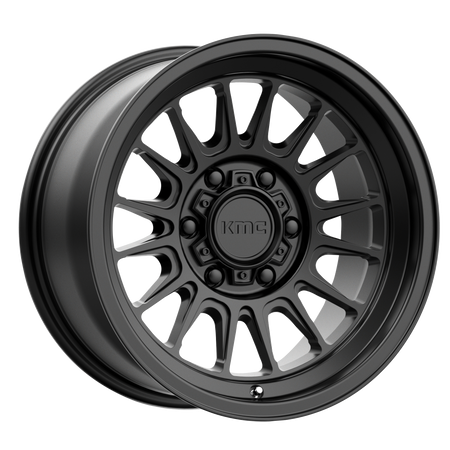 KMC Impact Ol 17x8.5 Satin Black wheel