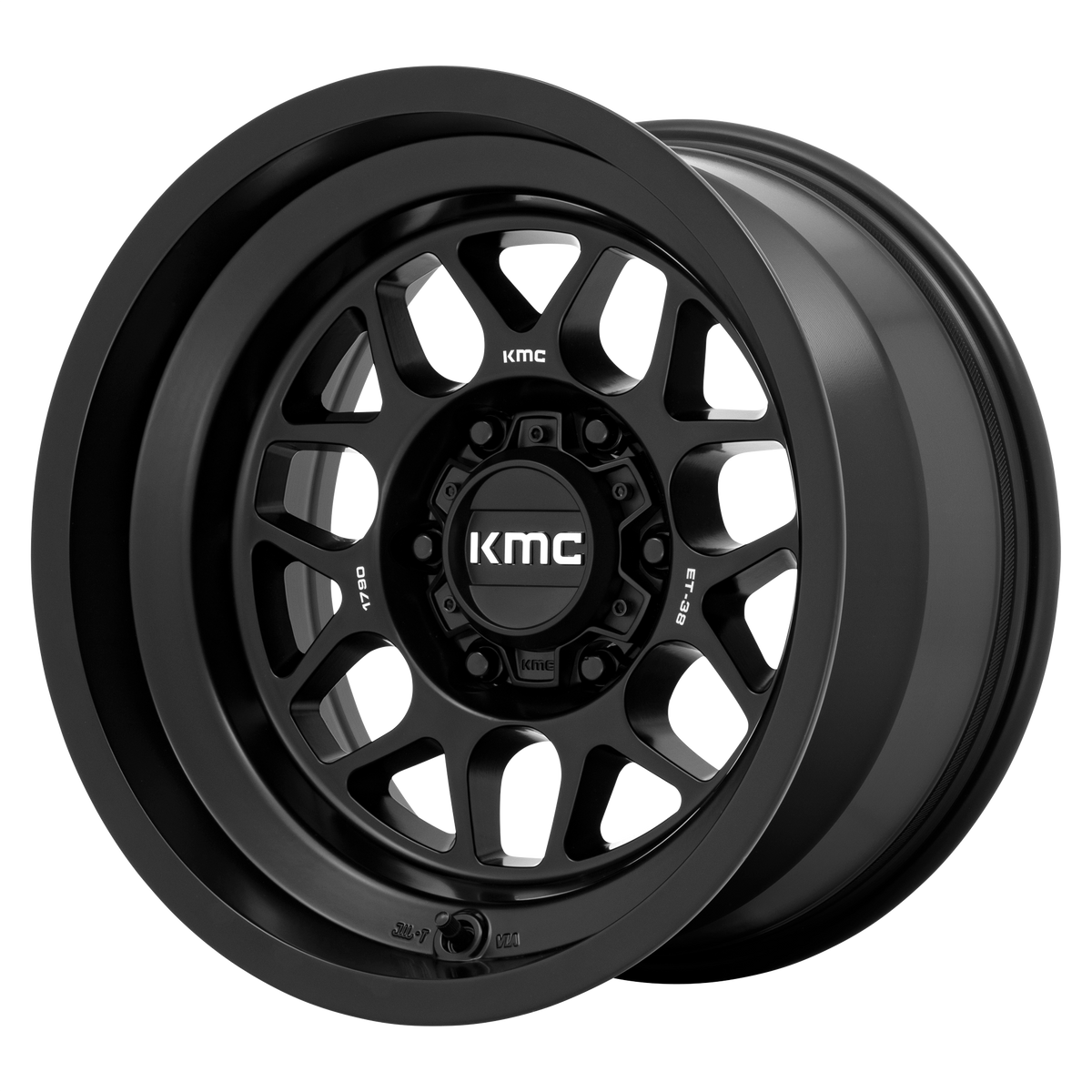KMC Terra 18x8.5 Satin Black wheel