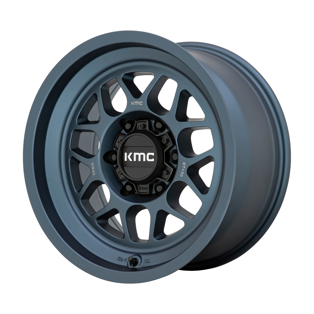 KMC Terra 17x8.5 Metallic Blue wheel