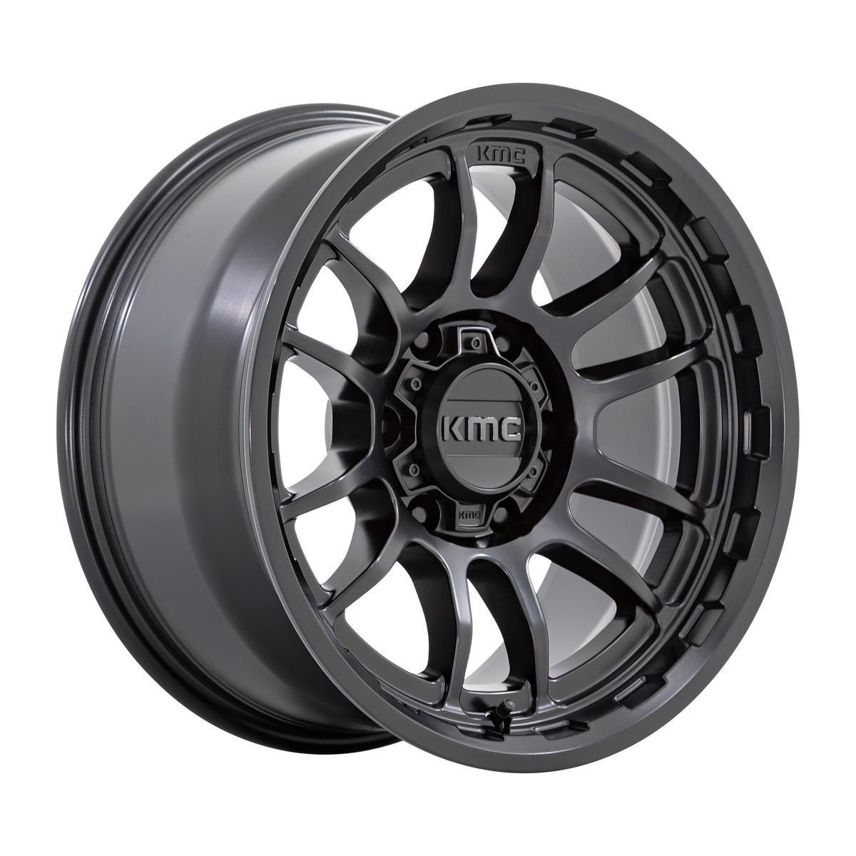 KMC Wrath 20x9 Satin Black wheel