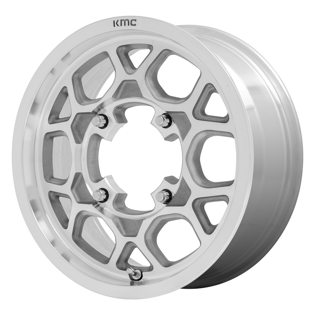 KMC Mesa Lite UTV 15x6 Machined wheel