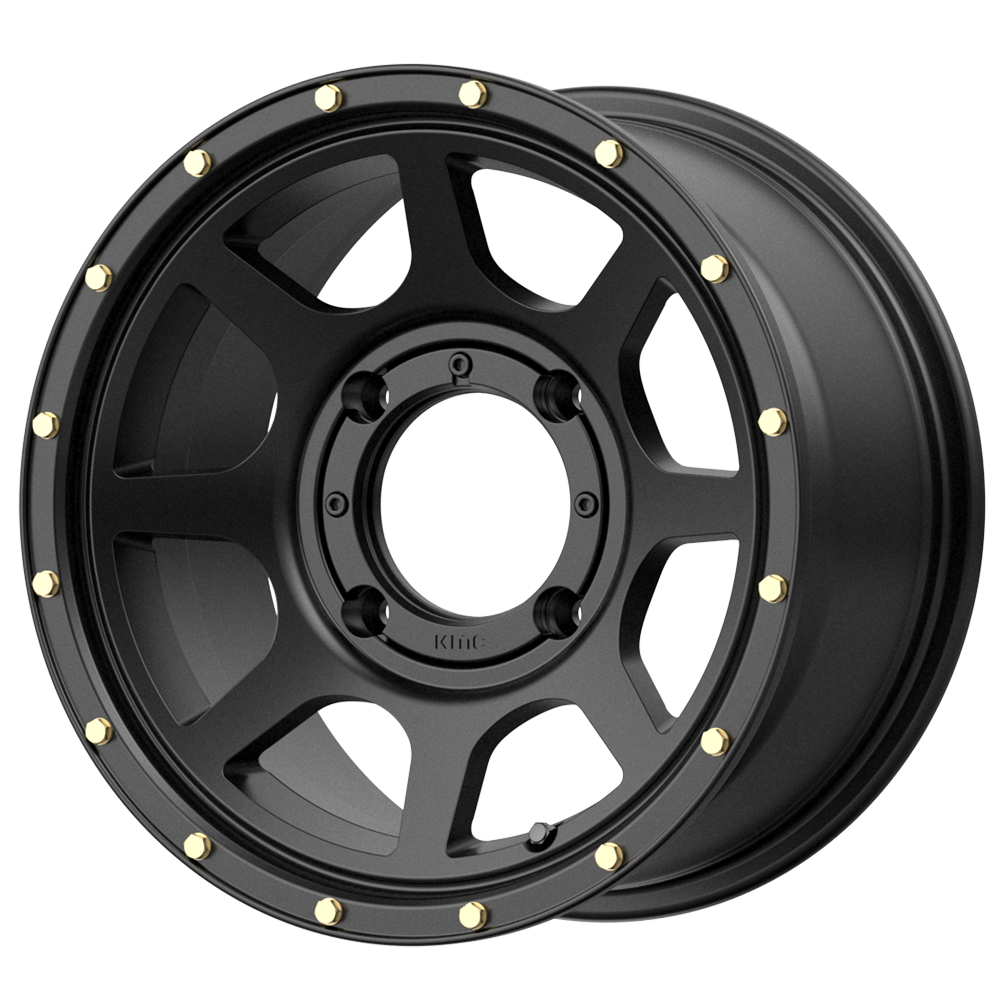 KMC Addict 2 UTV 15x6 Satin Black wheel