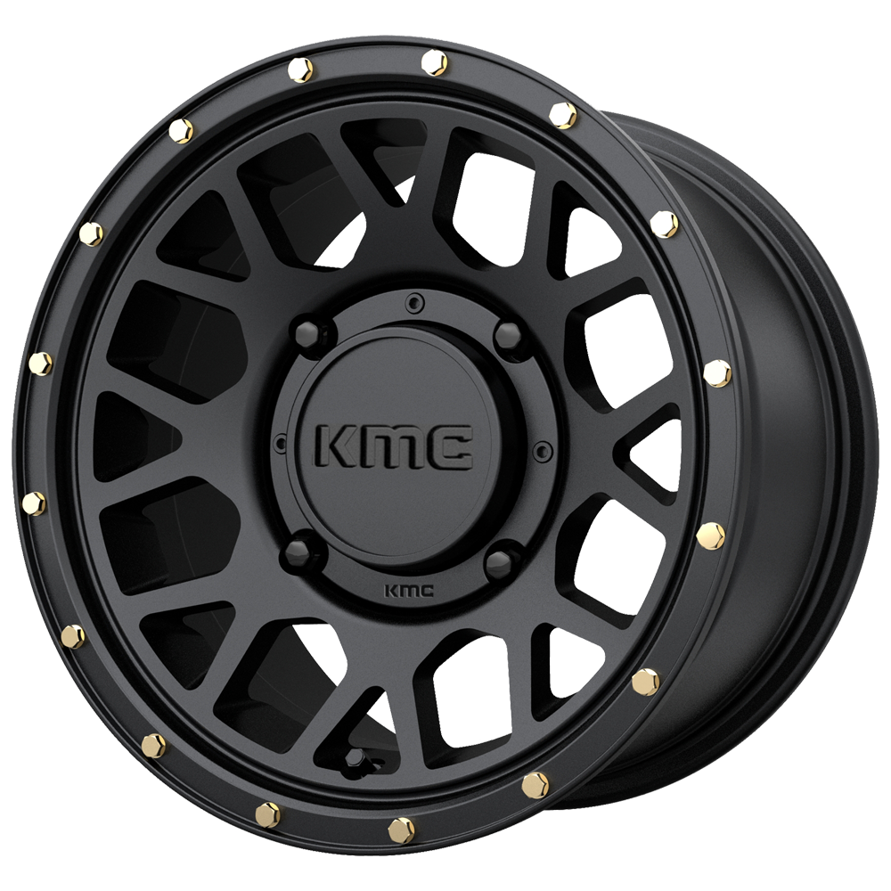 KMC Grenade UTV 14x7 Satin Black wheel