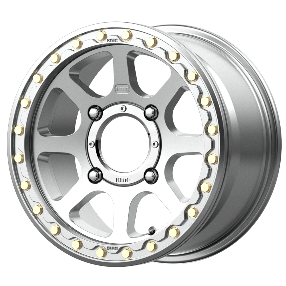 KMC Addict 2 UTV Beadlock 15x6 Machined wheel