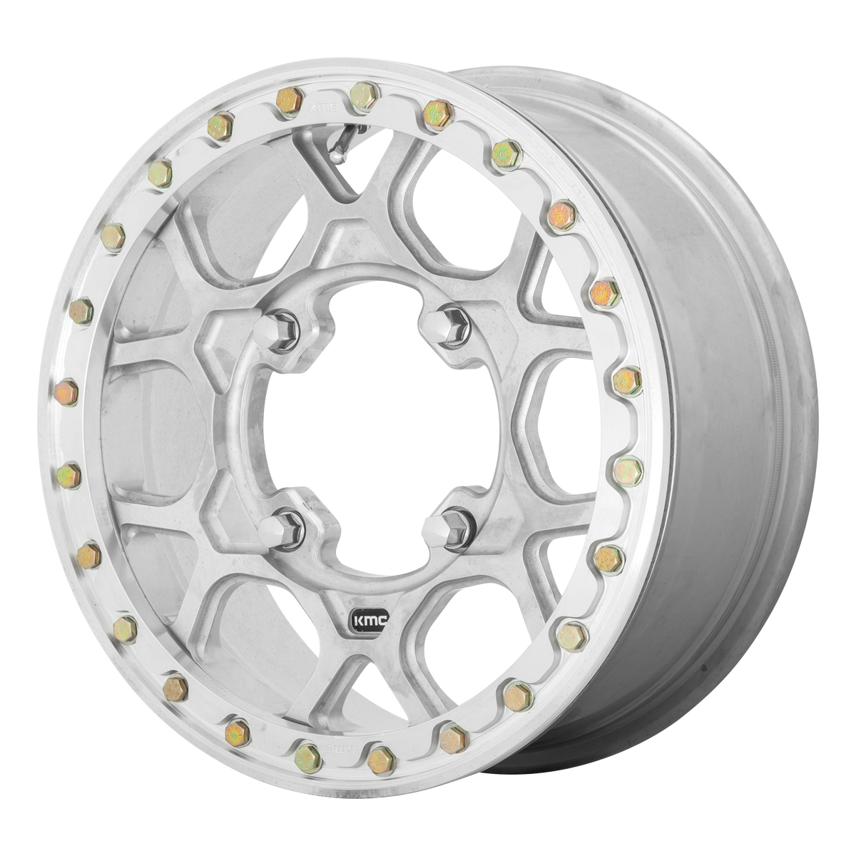 KMC Mesa Forged UTV Beadlock 15x6 Raw Machined Forged wheel